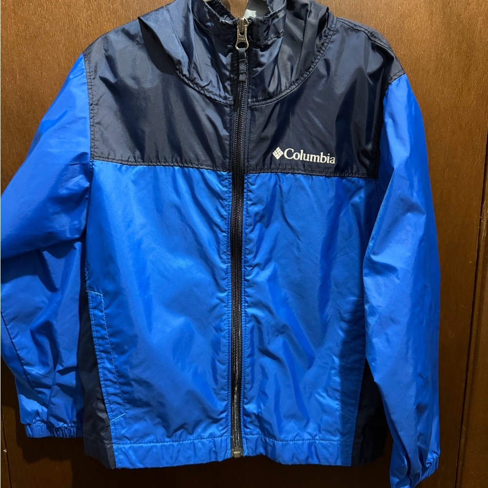 Columbia Kids Two-Tone Blue Raincoat